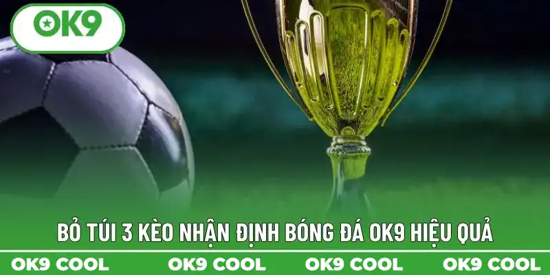 Bỏ túi 3 kèo nhận định bóng đá OK9 hiệu quả
