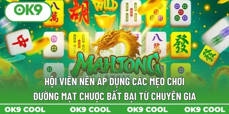 Hội viên nên áp dụng các mẹo chơi đường mạt chược bất bại từ chuyên gia Hội viên nên áp dụng các mẹo chơi đường mạt chược bất bại từ chuyên gia